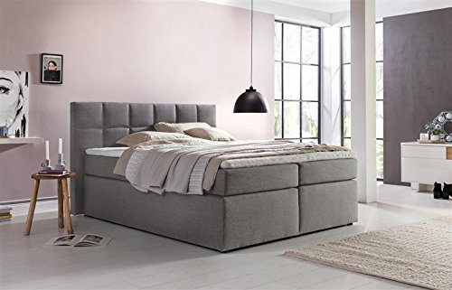Boxspringbett Bea hellgrau Boxspringbett Bea hellgrau