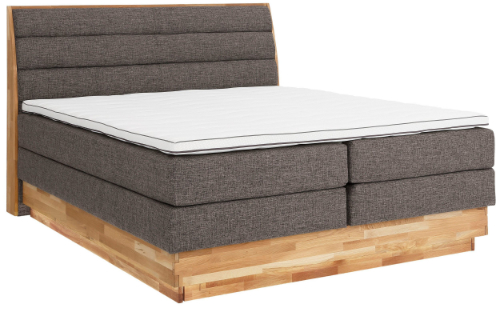 Jenna Boxspringbett mit Holz Test Bettgestell