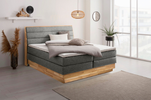 Jenna Boxspringbett mit Holz im Test ohne LED