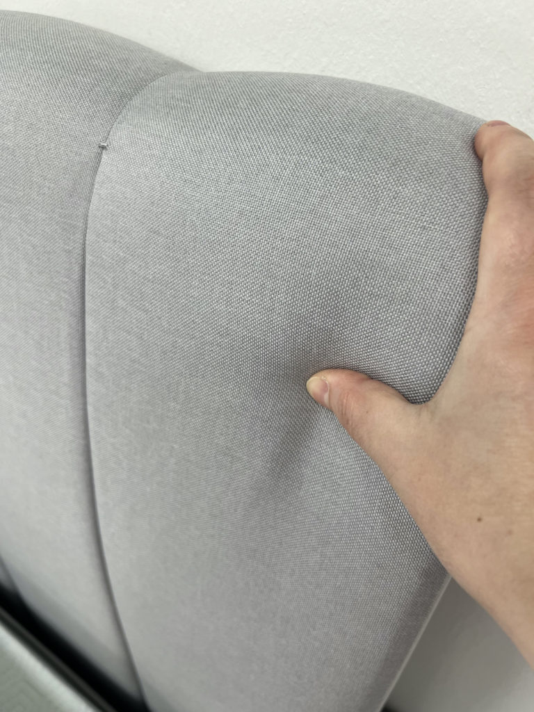 YAK Boxspringbett Kopfteil London extra gepolstert