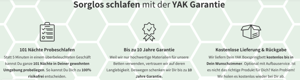 Yak Boxspringbett - unsere Einschätzung 10